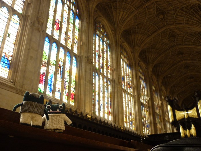 Stained Glass at King's College Chapel - H Crawford/CrawCrafts Beasties