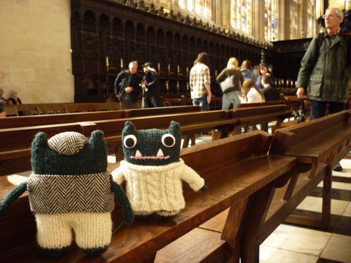 Paddy and Plunkett Inside the Chapel - H Crawford/CrawCrafts Beasties