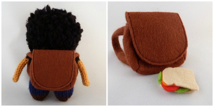 Beastie Backpack and Sandwich - CrawCrafts Beasties