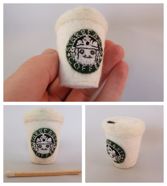 Starbeasts Coffee - Beastie Coffee Cup by CrawCrafts Beasties