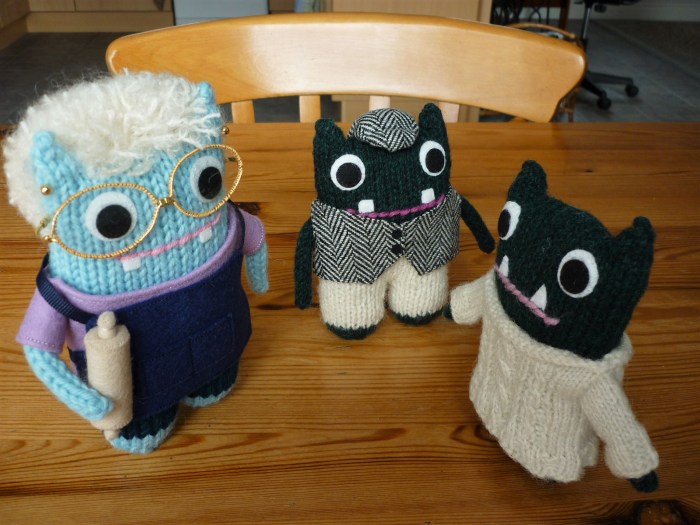 Paddy, charmed by the Visitor - H Crawford/CrawCrafts Beasties