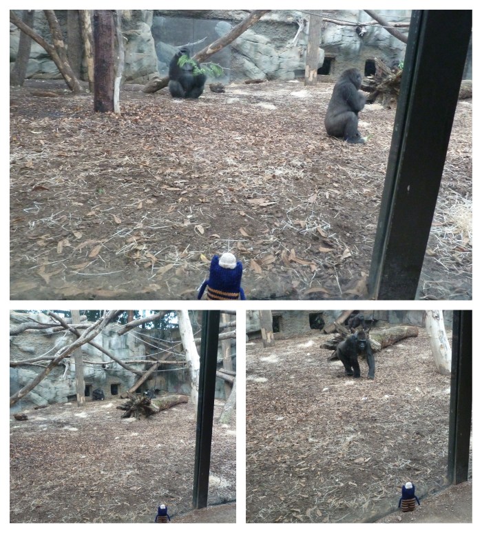 Gorillas at Frankfurt Zoo - CrawCrafts Beasties