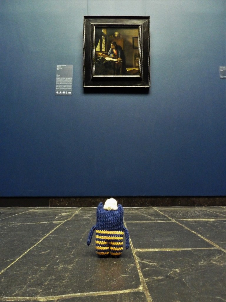 Explorer Beastie Meets Vermeer - CrawCrafts Beasties