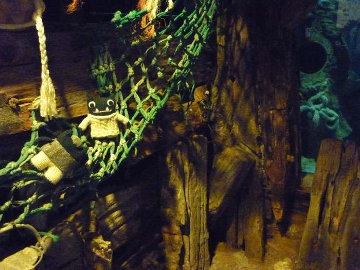 Paddy and Plunkett aboard the Seven Sisters - Sea Zoo - CrawCrafts Beasties