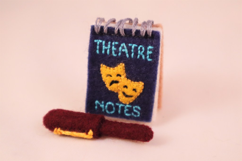 Theatre Notebook and Pen - Beastie Accessories by CrawCrafts Beasties