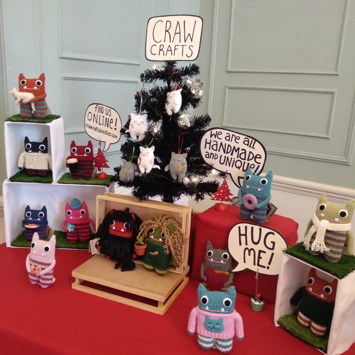 Christmas on the Square Stall - CrawCrafts Beasties