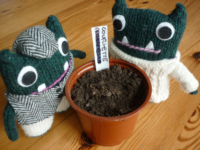 Planting Seeds - Paddy and Plunkett - H Crawford/CrawCrafts Beasties