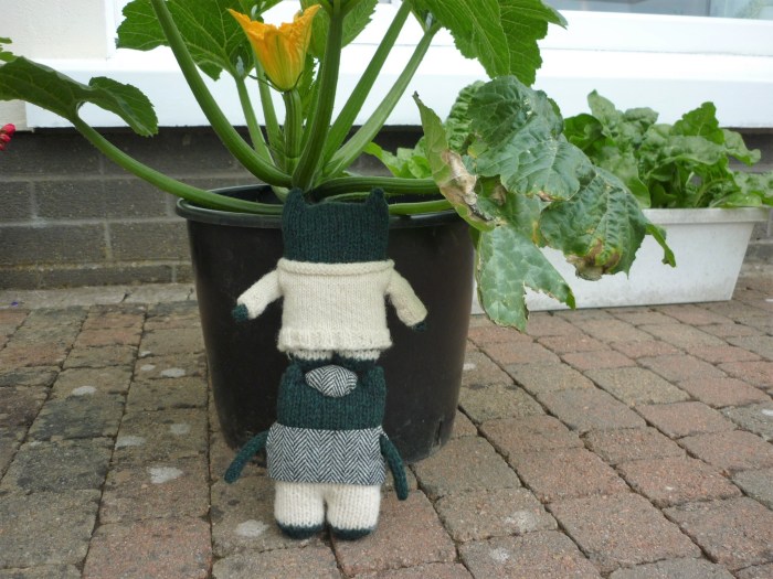 Inspecting the Courgette Harvest - H Crawford/CrawCrafts Beasties