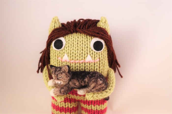 JuliaMusings Beastie with Kitty - CrawCrafts Beasties