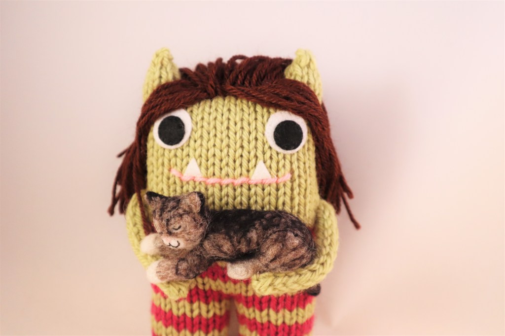 JuliaMusings Beastie with Kitty - CrawCrafts Beasties