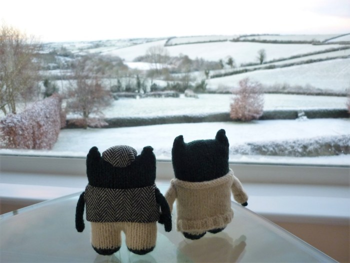 View From Beastie Towers in the Snow - H Crawford/CrawCrafts Beasties
