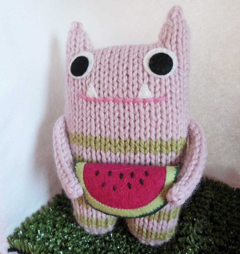 Watermelon Beastie - CrawCrafts Beasties