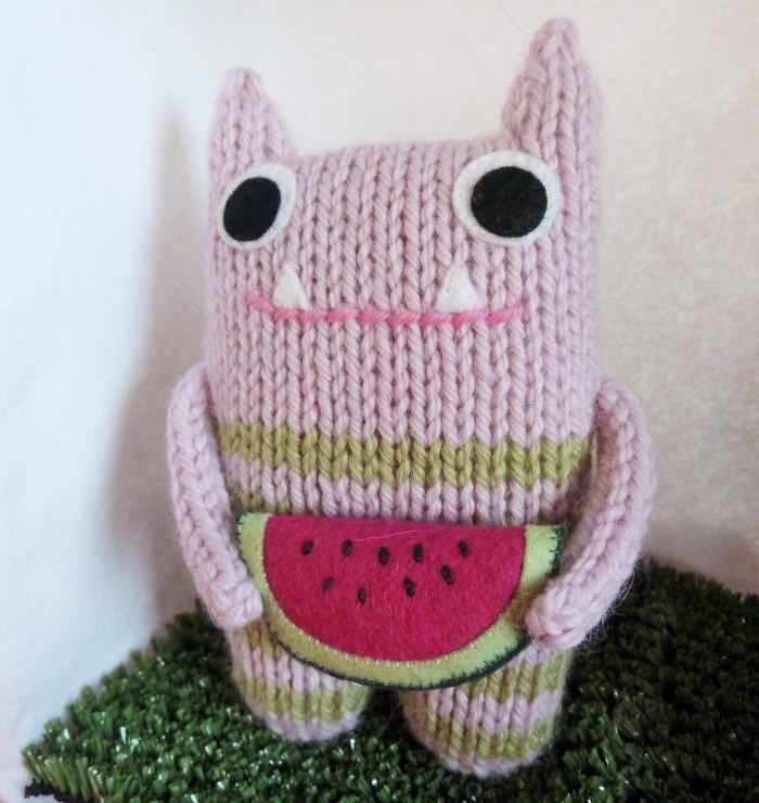 Watermelon Beastie - CrawCrafts Beasties
