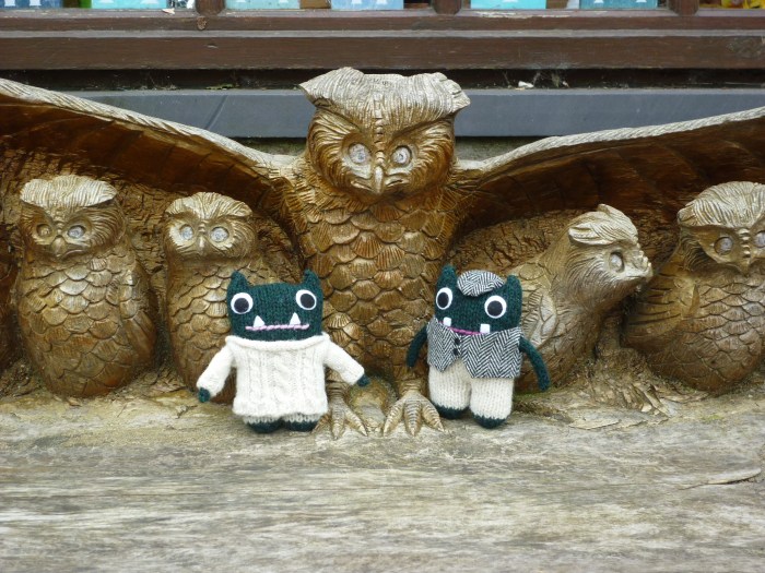 Owls on the Welsh Highland Heritage Railway - H Crawford/CrawCrafts Beasties