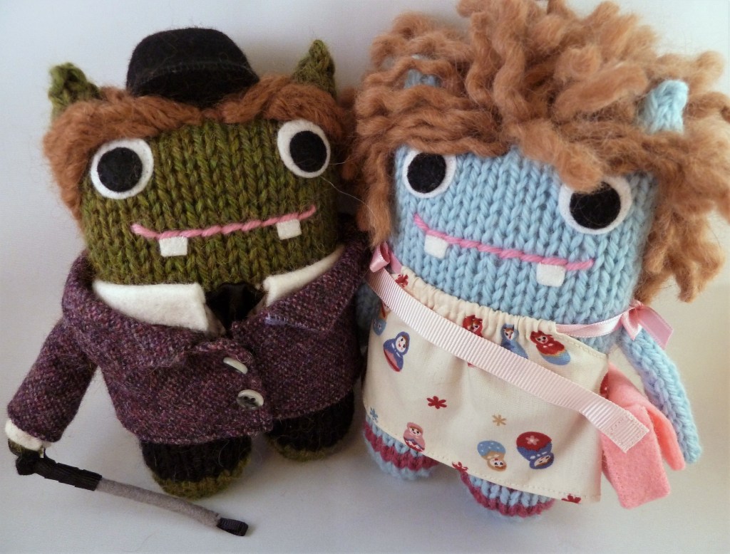 Beastie Sisters, a Personalised Gift by CrawCrafts Beasties