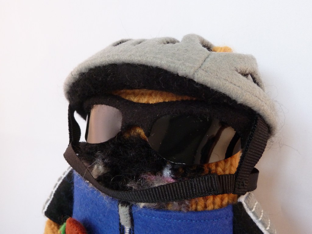 Cyclist Beastie's Shades and Helmet, by CrawCrafts Beasties
