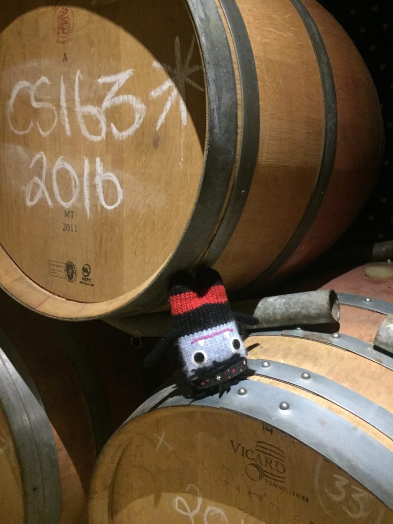 Too much wine, Garcia Beastie! S Allen/CrawCrafts Beasties