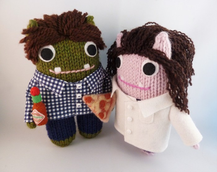 Dr Mama Beastie and Hubby - CrawCrafts Beasties