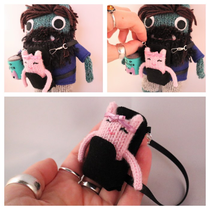 Beastie Baby Sling - Father's Day Beasties - CrawCrafts Beasties