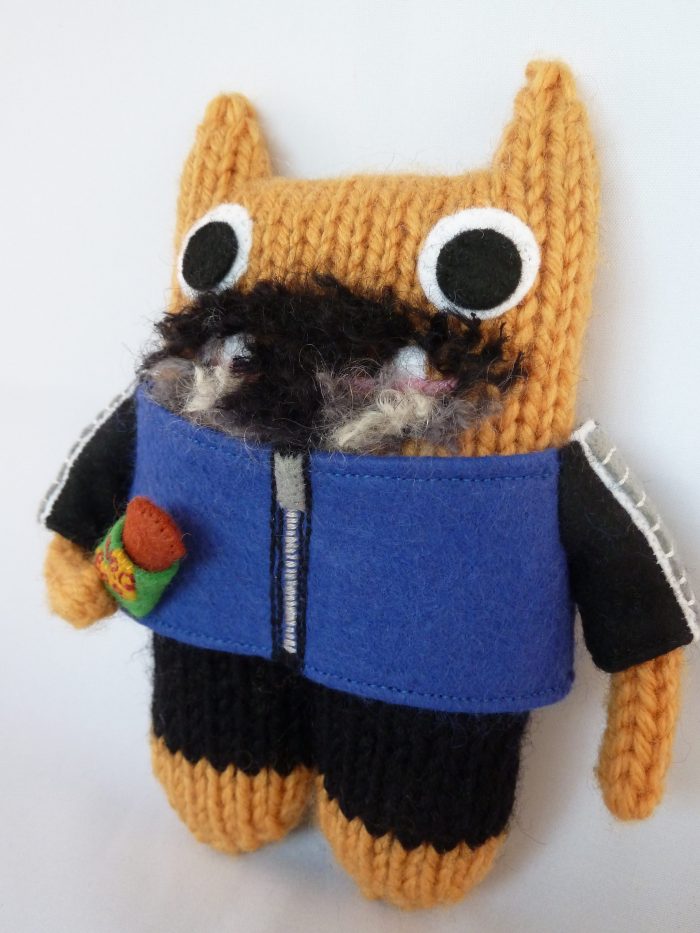 Cyclist Beastie, by CrawCrafts Beasties