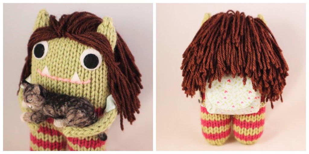 Beastie Backpack in Place - CrawCrafts Beasties