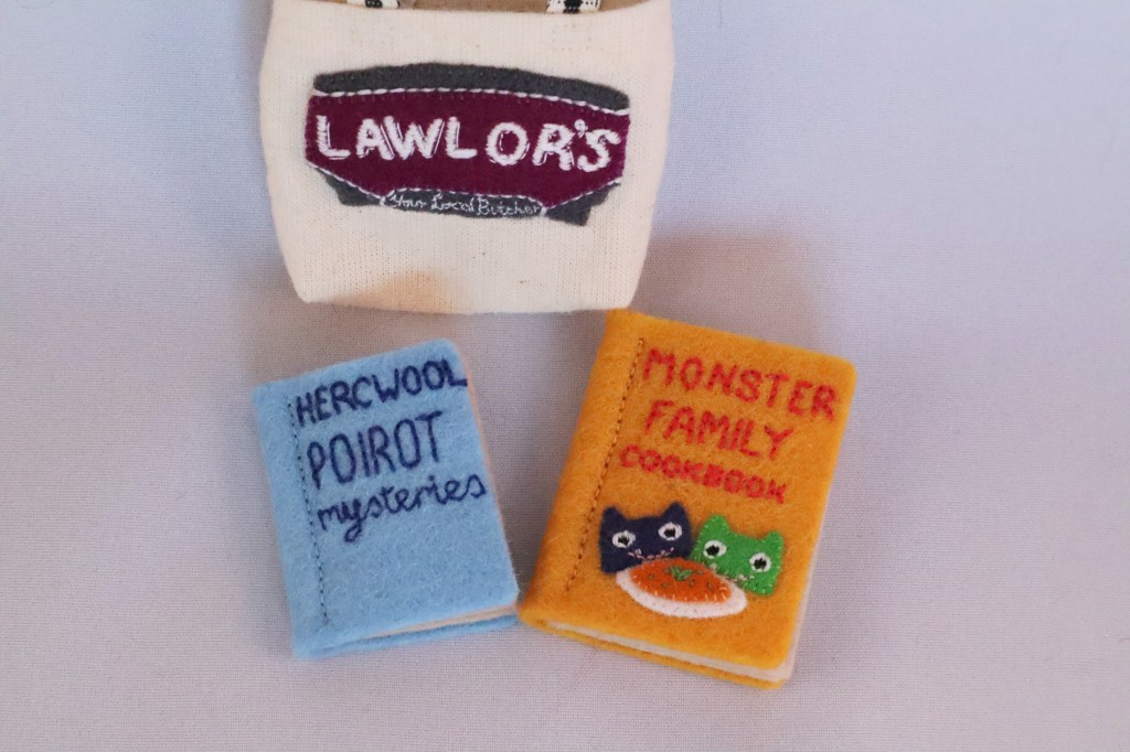 Books and Tote Bag - CrawCrafts Beasties