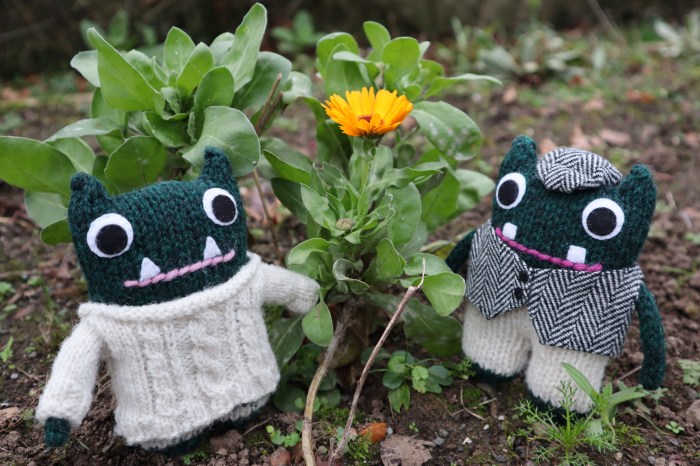 Paddy, Plunkett and a Random Marigold - CrawCrafts Beasties