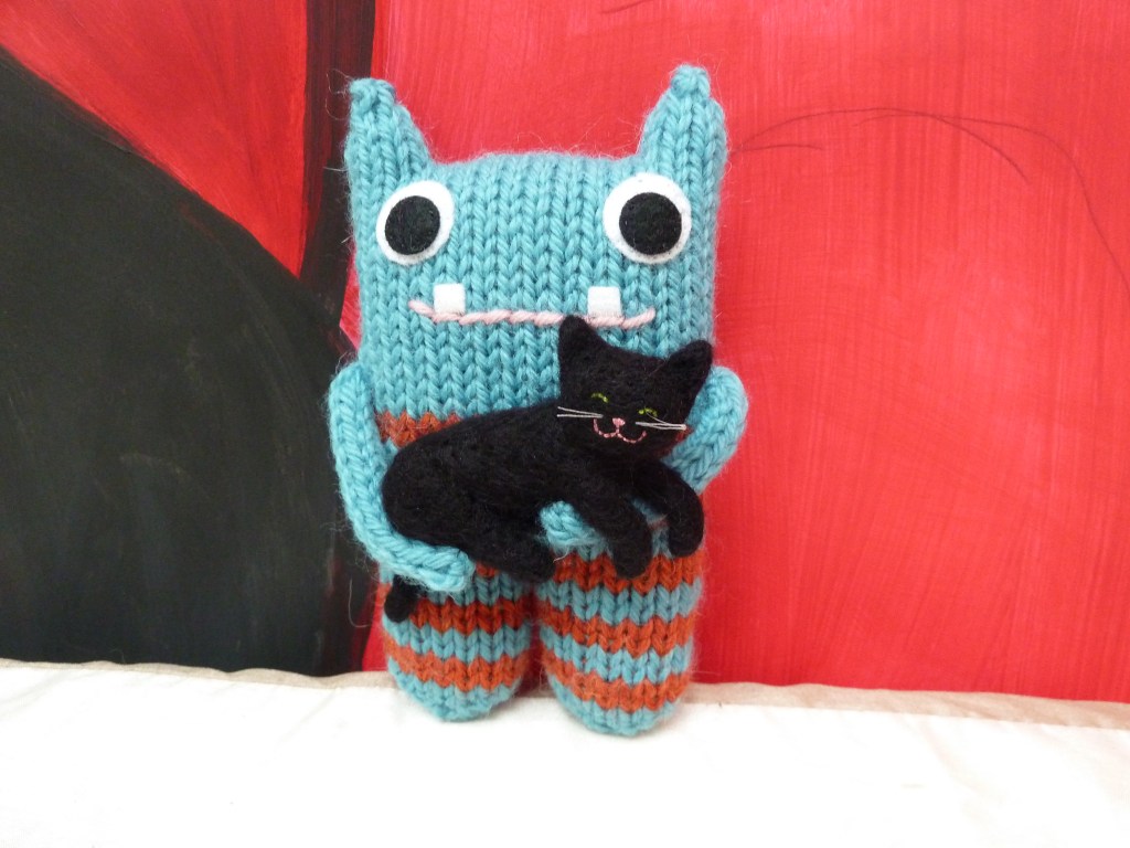 Beastie plus Kitty! CrawCrafts Beasties