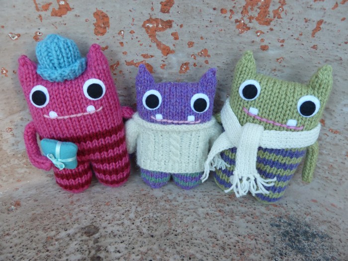 Old Wall, New Market Season Beasties - CrawCrafts Beasties