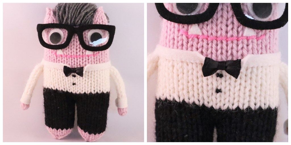 Wedding Beastie Shirt and Bow Tie - CrawCrafts Beasties