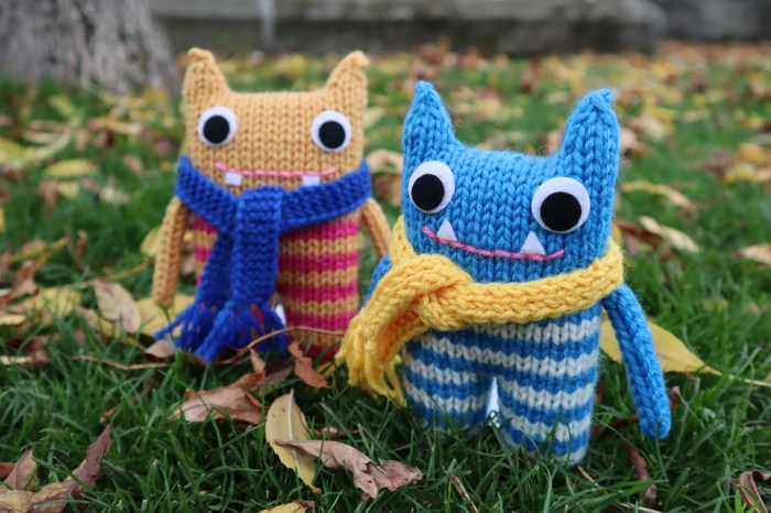 Cosy Scarf Beasties by CrawCrafts Beasties