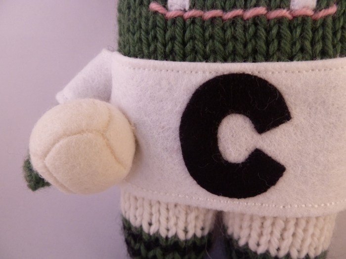 Miniature Felt GAA Football, by CrawCrafts Beasties