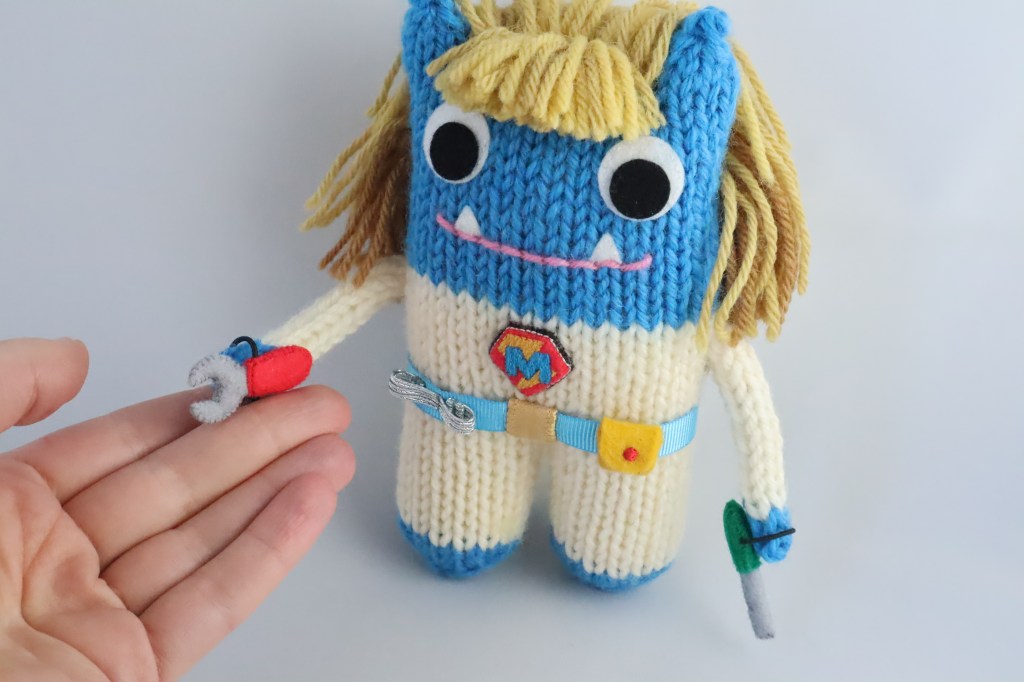 Tools of the Trade - Superhero Max Beastie - CrawCrafts Beasties