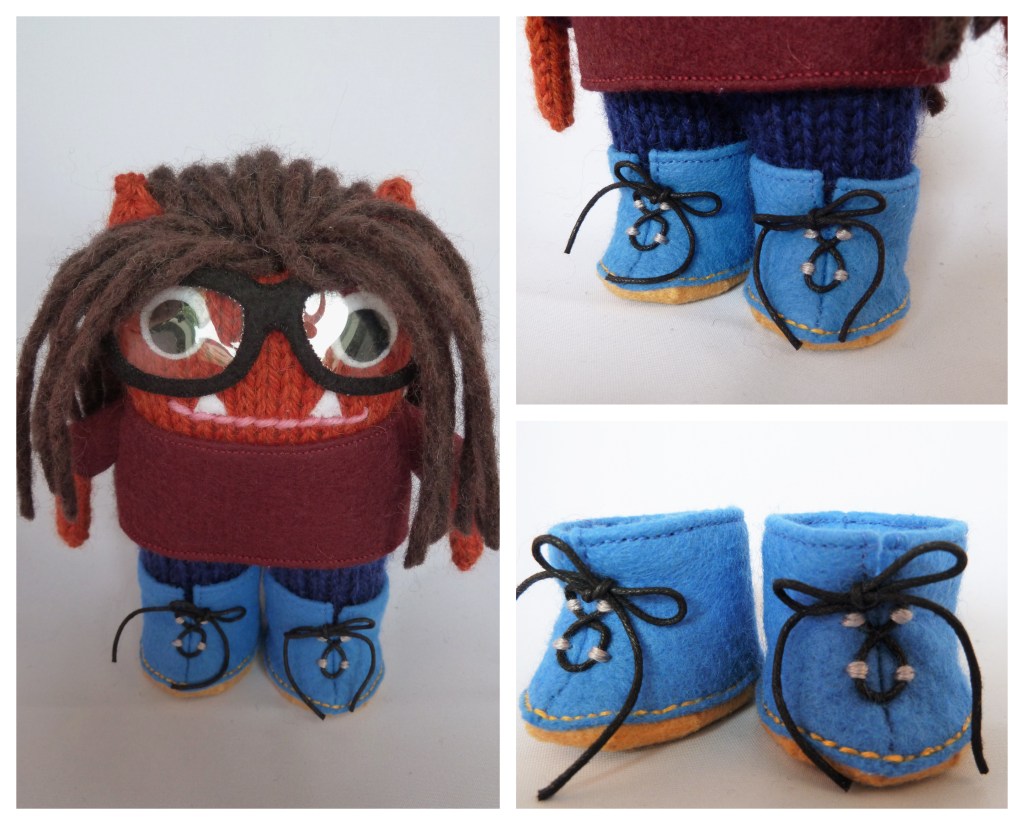 Beastie Boots, Handmade by CrawCrafts Beasties