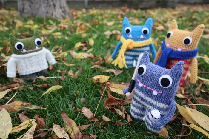 Hurling Beastie - Fall Fun in the Park - CrawCrafts Beasties