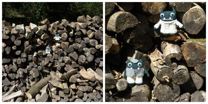 Woodpile Climbing at Heligan - H Crawford/CrawCrafts Beasties