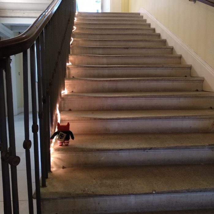 Stone Stairs at the Irish Architectural Archive - CrawCrafts Beasties