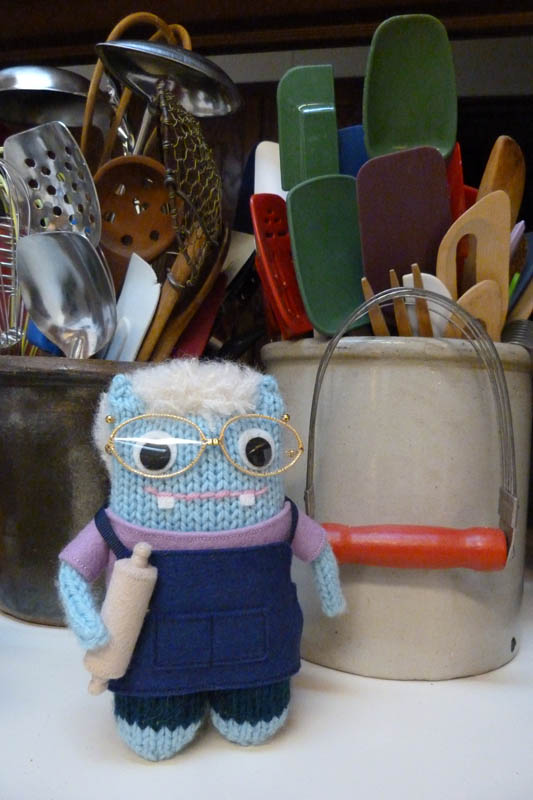 Kitchen at her new home - R Crawford/CrawCrafts Beasties