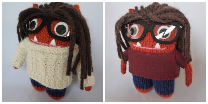 tierneycreates Beastie Outfits, handmade by CrawCrafts Beasties