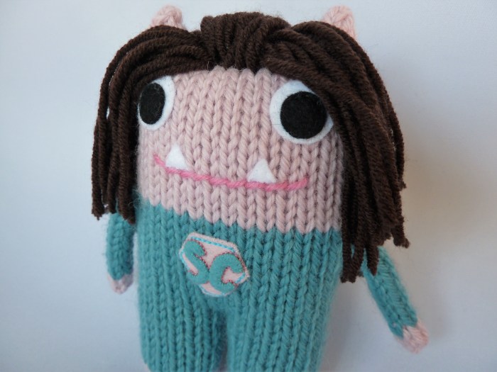 A Scientist Beastie with a Superhero Twist, by CrawCrafts Beasties