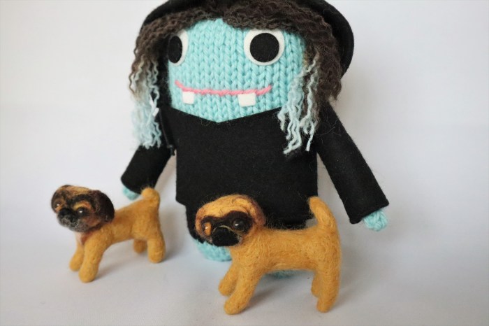 Beastie with Pugaliers and Custom Dye Hair - CrawCrafts Beasties