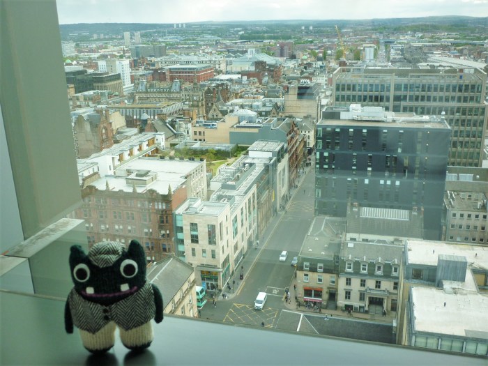 Plunkett Admires the View - Glasgow - H Crawford/CrawCrafts Beasties