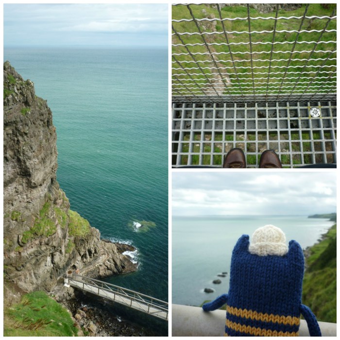 At the Gobbins Viewing Platform - CrawCrafts Beasties