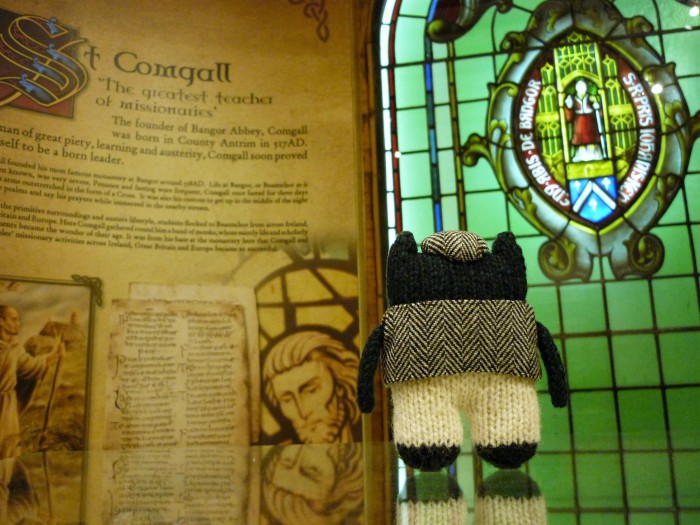 Plunkett Reads All About Bangor's History - H Crawford/CrawCrafts Beasties