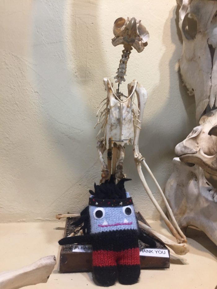 Garcia Beastie at the Natural History Museum - S Allen/CrawCrafts Beasties