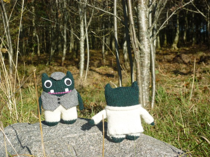 Paddy and Plunkett in the Woods - H Crawford/CrawCrafts Beasties