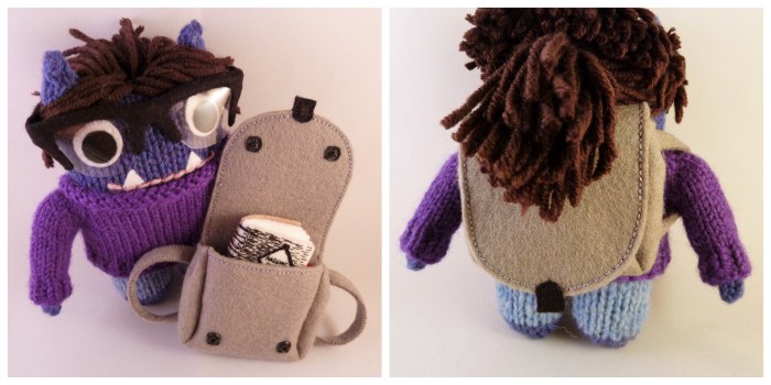 Jon Beastie Rucksack - CrawCrafts Beasties