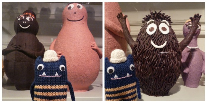 Chocolate Barbapapas, Bruges - CrawCrafts Beasties