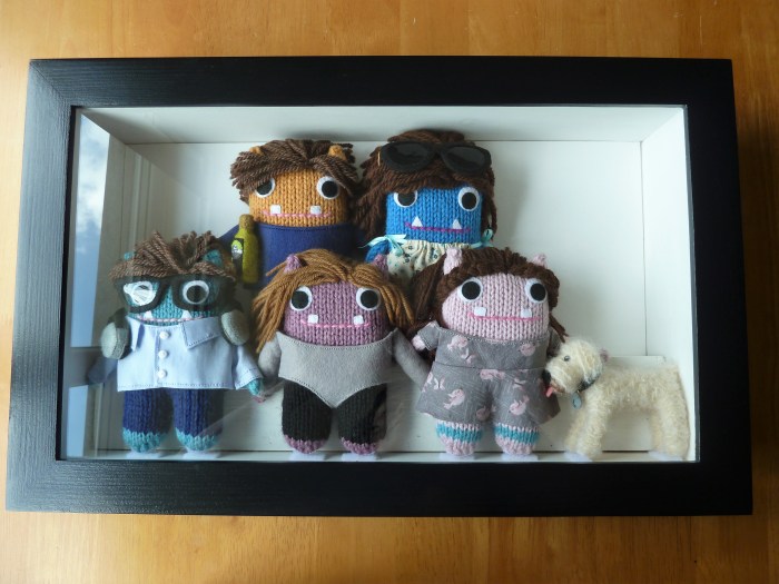 All Done! Framed Family Portrait Beasties, by CrawCrafts Beasties