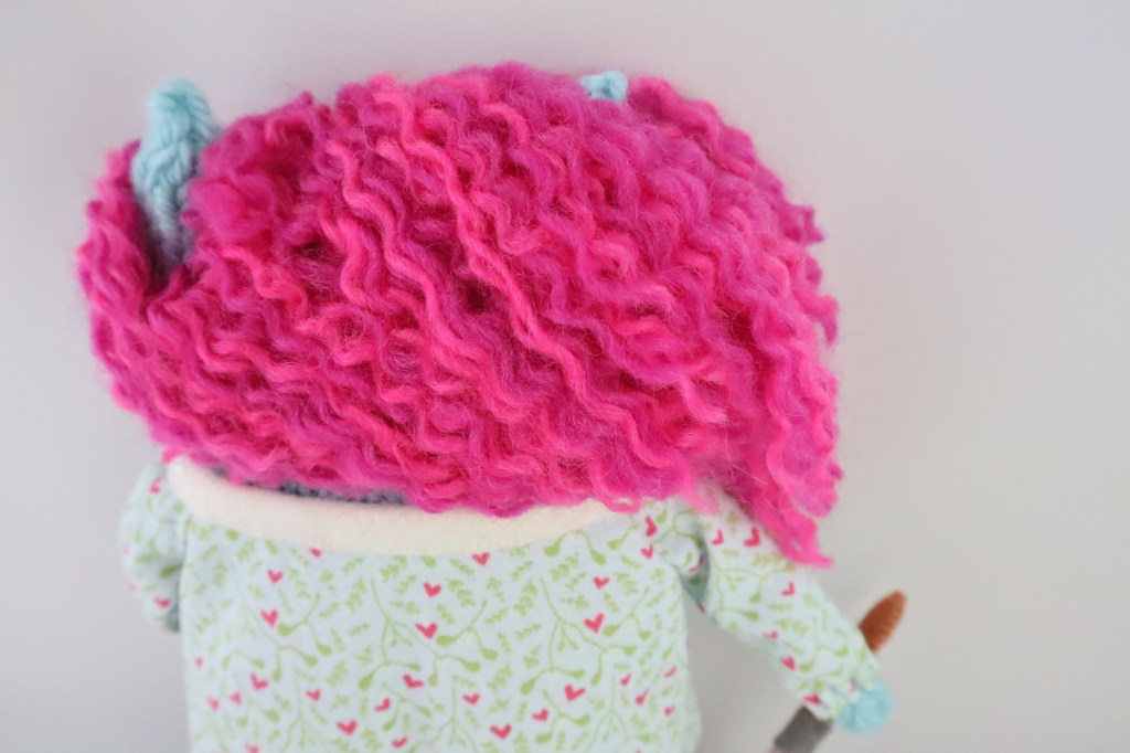 Amazing Hair - Sixteenth Birthday Beastie - CrawCrafts Beasties